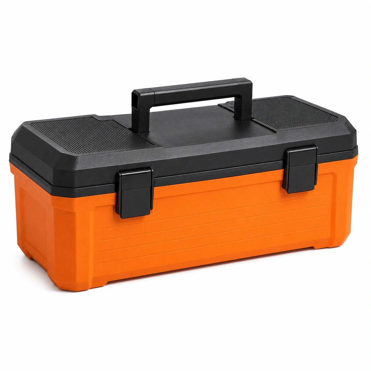 Caja de herramientas de plástico Naranja/Negro 38x18x16cm