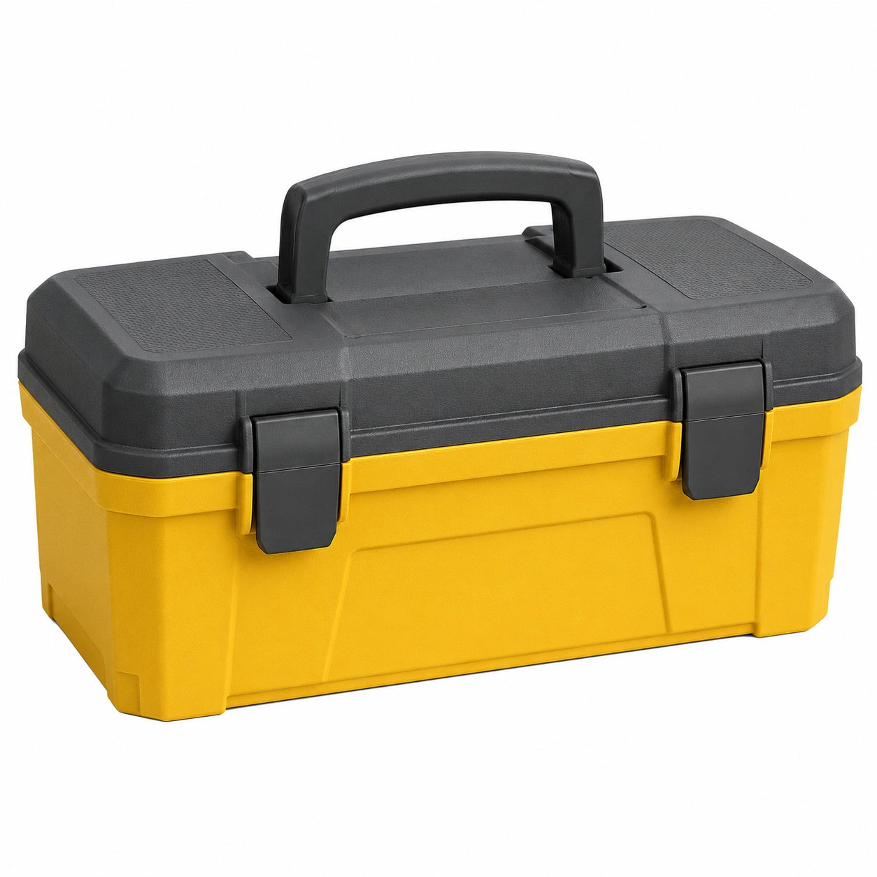 Caja de herramientas de plástico ABS amarillo y negro 40cm