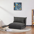 [en.casa] Relaxsessel, 59x85,5x67 cm, Grau, Schlafsessel Umeå Sessel mit Schlaffunktion Schlafsofa