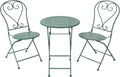 BUTLERS Gartenmöbel-Set, Tisch: Ø 55 cm * H 71 cm, Stühle: B 44 x L 60 x H 92 cm Sitzhöhe: 46 cm | MATERIAL: Eisen, galvanisiert, pulverbeschichtet