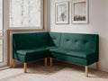 JKG Meble Sitzbank, 130x170 cm, Grün, Eckbank fur Essizmmer - Eckbank Küche