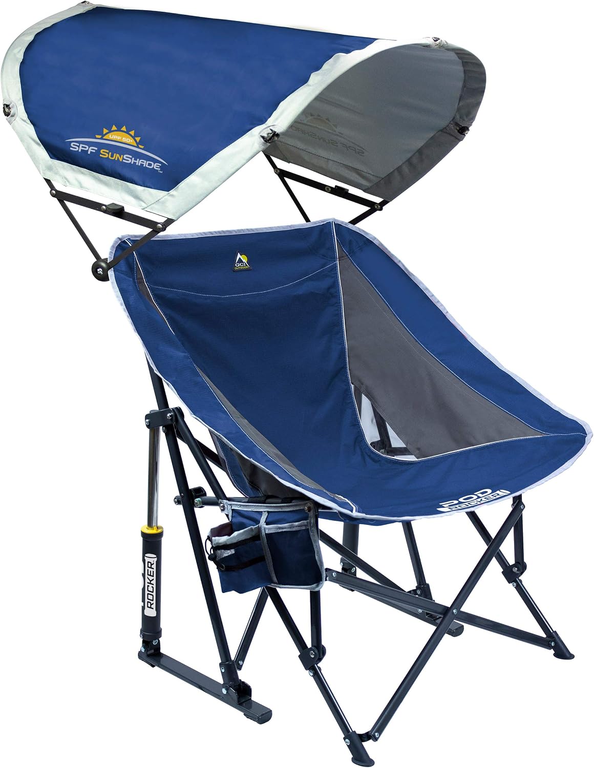 GCI Outdoor Schaukelstuhl, Blau/Grau, Royal