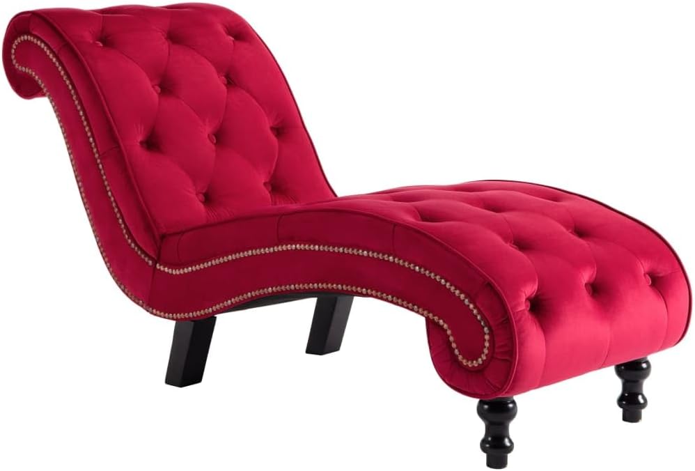 vidaXL Relaxsessel, Rot, Chaiselongue Relaxliege Liegestuhl Liegesessel Komfortliege