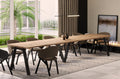 Endo-Moebel Küche Haushalt & Wohnen,Möbel,Esszimmer, 130 cm, 405 cm, Eiche/Schwarz