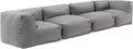 Oviala Sofa, Grau, Gartensofa, modular, 4-Sitzer, Mixi