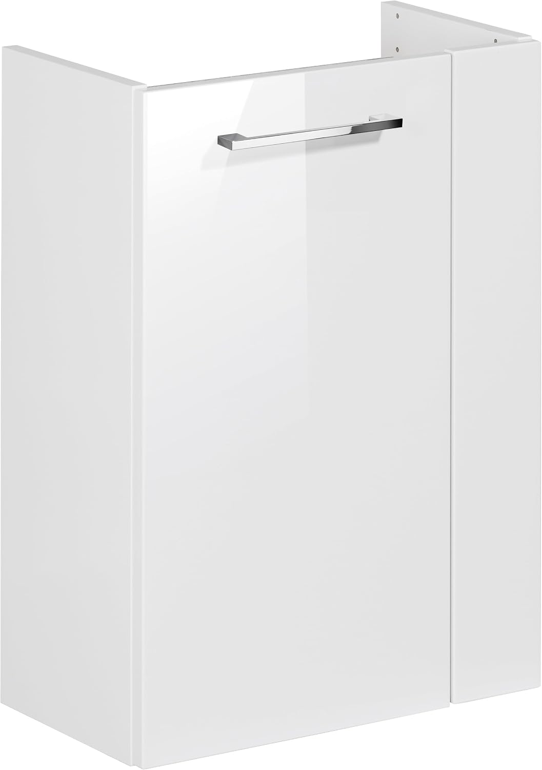 FACKELMANN Unterschränke, 24,3 cm, 44 cm, 60 cm, Weiss, SCENO Waschbeckenunterschrank schmal, Unterschrank für Waschtisch im Gäste-WC ( x x )