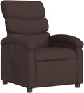 Mhdvray Relaxsessel, 70 cm, Stoff (100% Polyester), Metall, Sperrholz, Dunkelbraun
