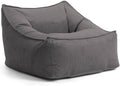 mokebo Sitzsäcke, Anthrazit, Sitzsack Sessel aus Cord 'Der Lümmel', XXL Sitzsack, Cordsessel oder Sitzsessel für Wohnzimmer und Wintergarten